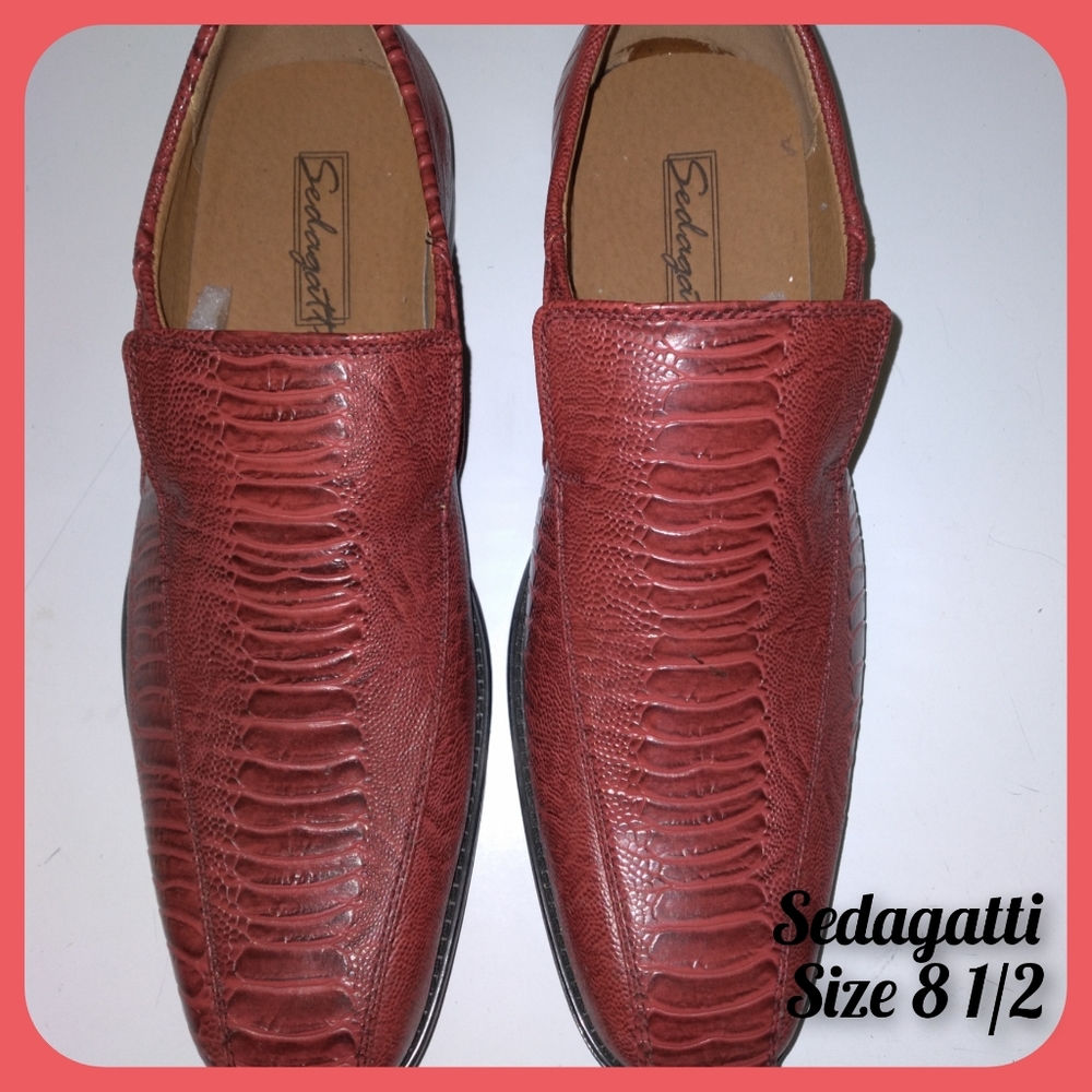 Men's Sedagatti Dress Shoes Size 8 1/2,